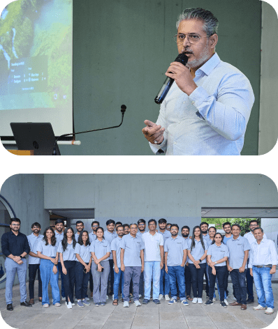 Ashish with Sanskar Team