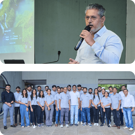 Ashish with Sanskar Team