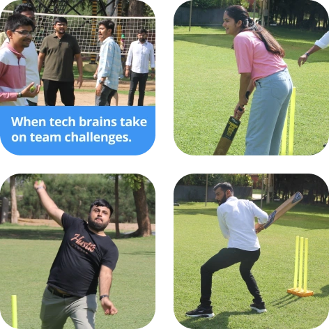 Office crew geared up for an adventurous team-building experience