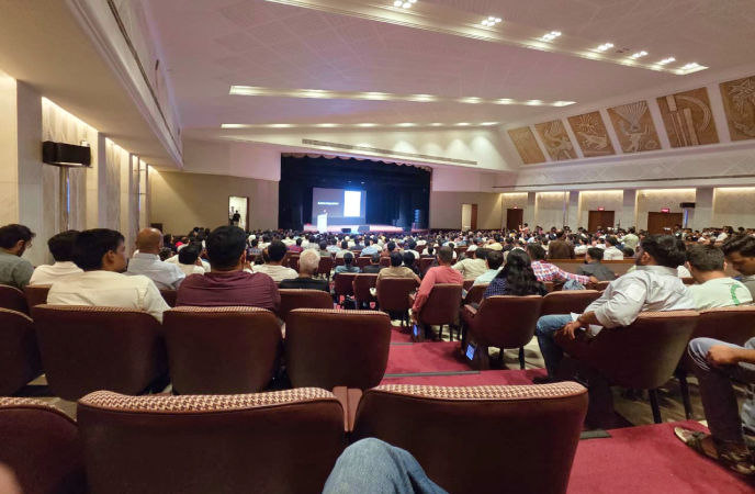 Attendees at a Frappeverse 2026 session in Mumbai