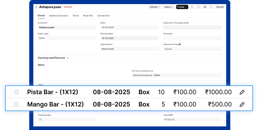Order Gets Processed in DMS/ERP